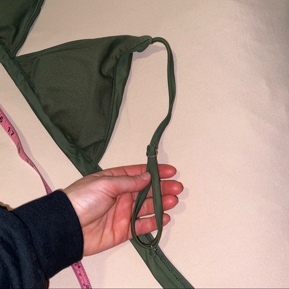 Hunter Green Bikini Top - Picture 6 of 9